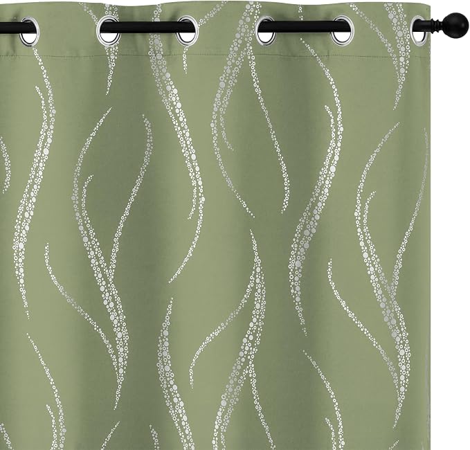 Yakamok Sage Light Blocking Curtains by Yakamok