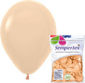 Sempertex Round Pastel Matte Malibu Peach Balloons, 11 Inch, Graduation by Sempertex