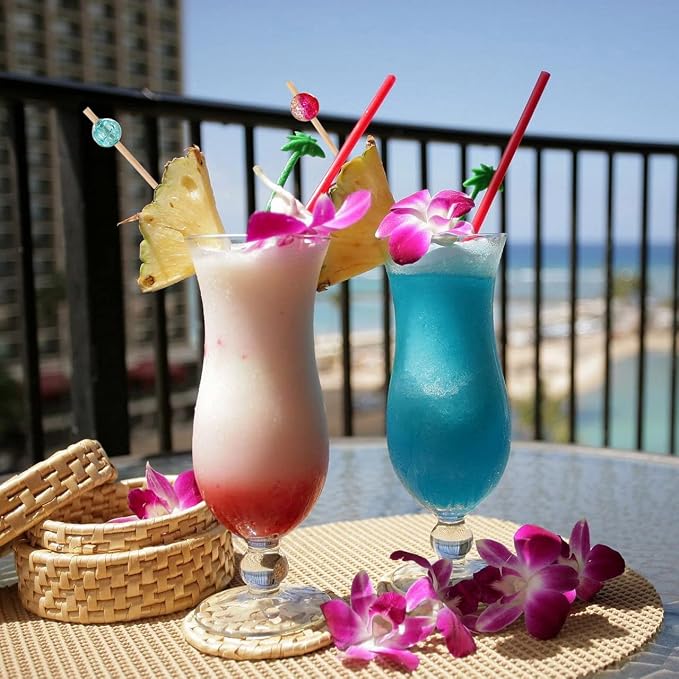 ALINK 100-Pack Cocktail Picks, Colorful Pearl Fancy Toothpicks - Image 4