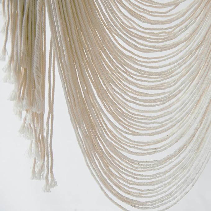Macrame Curtain Boho Curtains Room Divider Wedding Or Wall Decor Doorway Window - Image 7