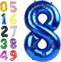 Number Balloons 40 Inch Blue 7 Balloon by Argthjy