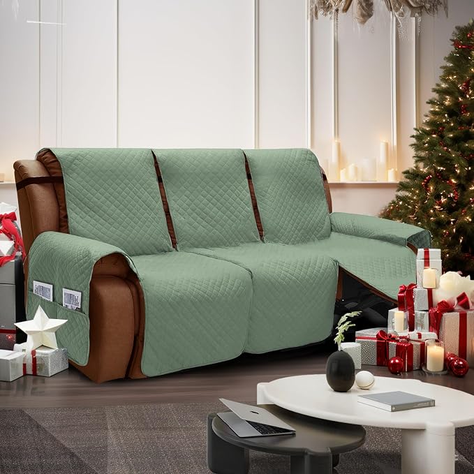 XINEAGE Water Resistant Recliner Cover, 3 seat Recliner Sofa Covers - Image 2