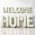 40 Inch Beige WELCOME HOME Letter Balloon by Togvu