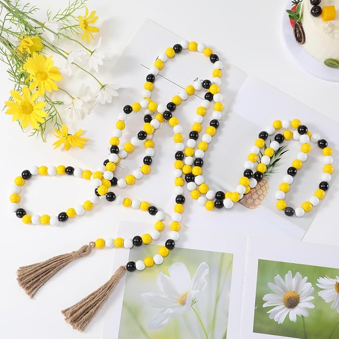 Equsion Wooden Bead Garland - Image 4