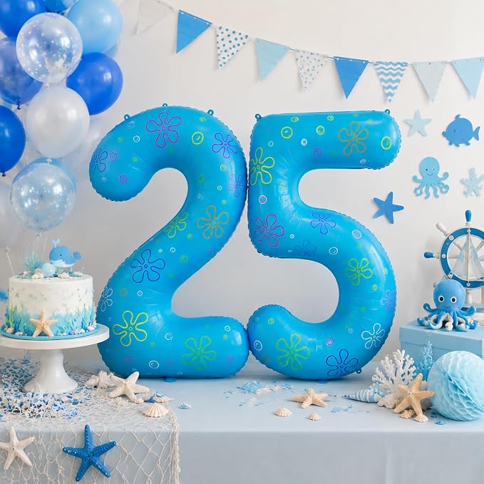 Number 25 DIY Balloon 40 In Cartoon Theme Birthday Decorations | Fun Party - Image 4