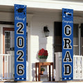 DAZONGE 2026 Graduation Decorations Blue, Congrats Grad Porch Banner by Dazonge