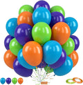 Blue Green Orange Balloons by Sowide