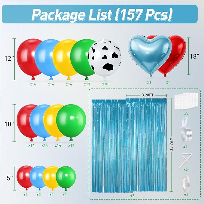 Toy Inspired Story Balloons Garland Arch Kit - Image 2