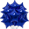 25Pcs Blue Star Shaped Balloons 18Inch Foil Mylar Balloon Helium | by Unknown