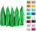 Moss Green Tassel Garland 20 Pcs, Tissue Paper Tassels Garland Banner by ODDODDY