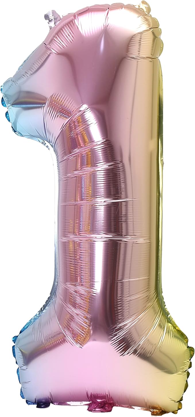 YPSelected 32 Inch Large Foil Helium Number Balloon Birthday Wedding Party 0-9 by YPSelected