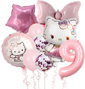 Cartoon Party Balloons, Cute Number 9 Balloon by TiaJaMi