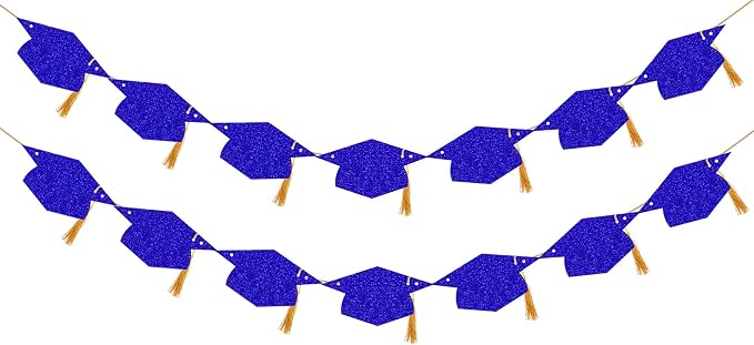 Graduation Decorations Class of 2026 Glitter Congrats Grad Graduation by YasmartLife