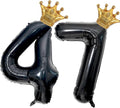 40 inch Large Black 47 Balloon Number by Unknown