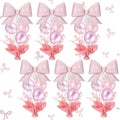 Civaner Pink Bow Party Balloons Stand Kit 6 Sets by Civaner