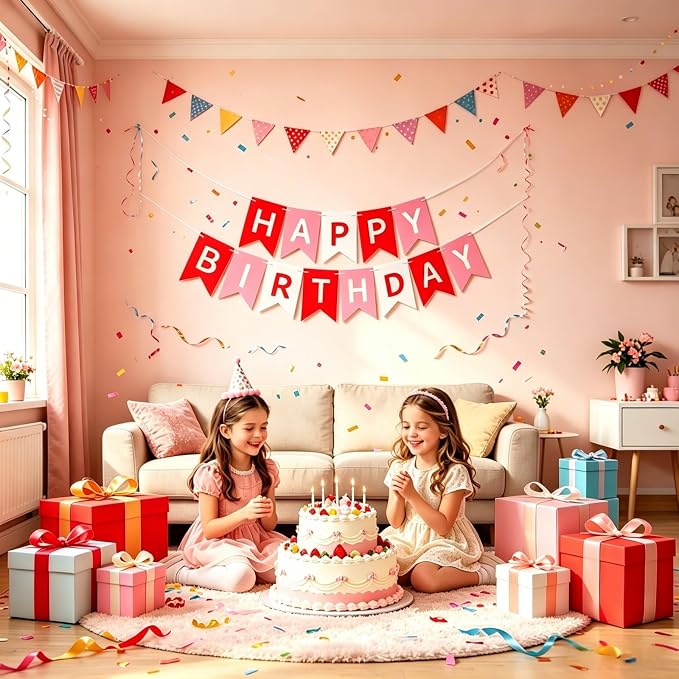 Happy Birthday Banner Birthday Party Supplies - Image 3