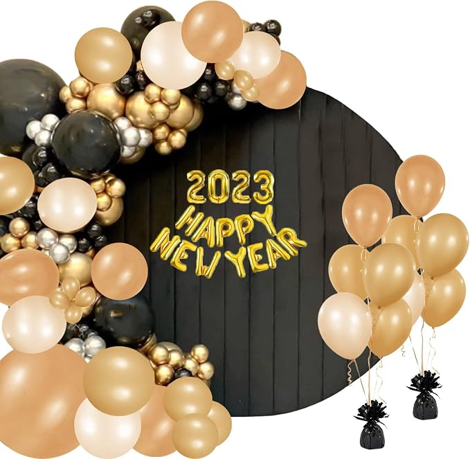 Chochkees Black Metallic Balloon Weights, 5.5" Inches - Image 3