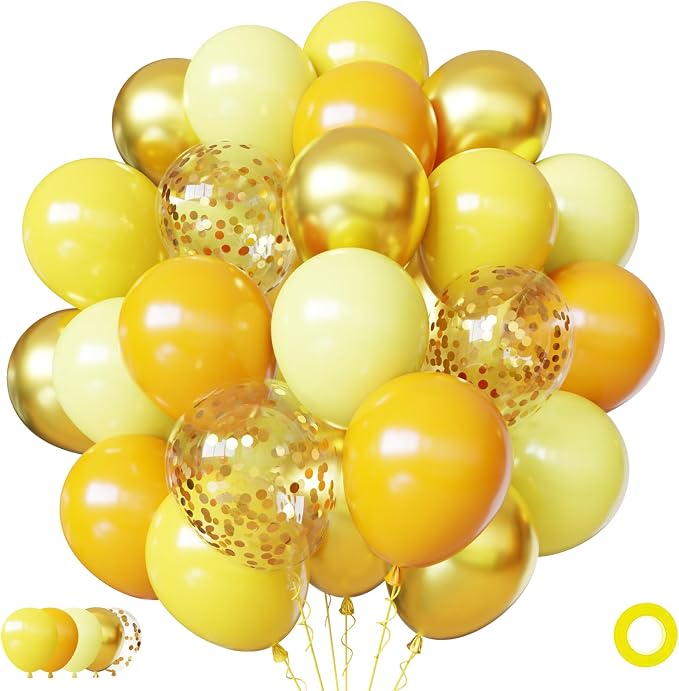 Yellow Balloons Kit by Mobacurty