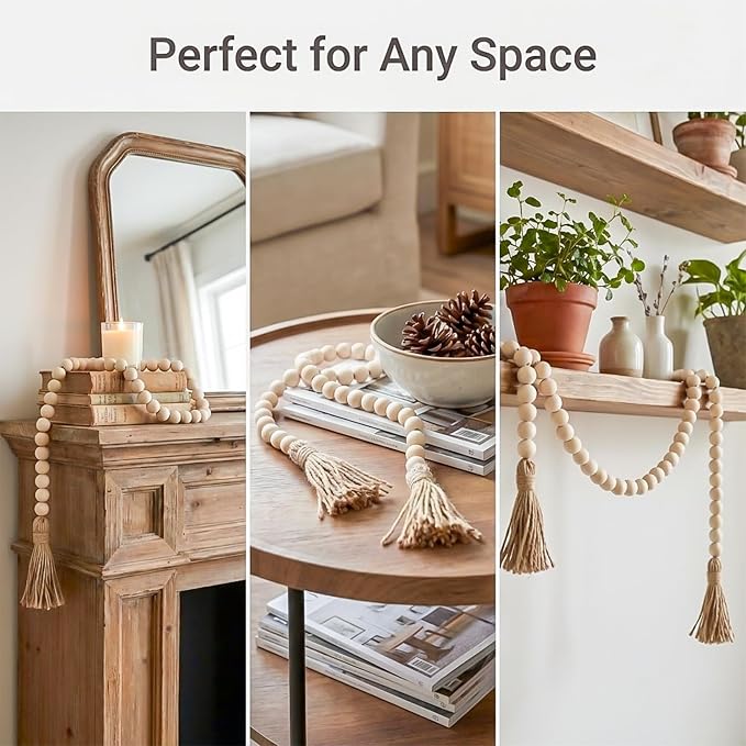 RAINFLOW Wood Bead Garland - Image 7