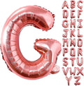 Lovoir 40 Inch Large Rose Gold Letter G Balloons Big Size Jumbo Mylar Foil by Lovoir