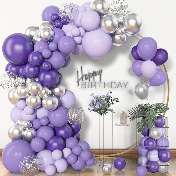 Archloon 156pcs Balloon Garland Arch Kit, Different Sizes 18 12 10 5 inch by Aarchloon