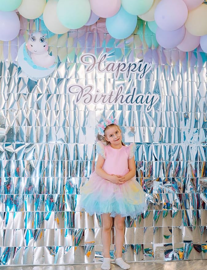 Pastel Balloons, 12 Inch 60 Pcs, Birthday Party Decor | Pastel Rainbow Balloons - Image 3
