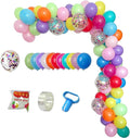 DIY Balloon Arch & Garland Kit, Colorful Confetti Balloons & Colorful Latex by LZVPL