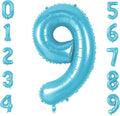 Number 9 Balloons for 9th Birthday Party Decorations, 0-100 Large No.9 Balloons by Joycard