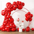 RUBFAC Red Balloons, Different Sizes 105pcs 5/10/12/18 Inches by RUBFAC