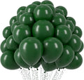Voircoloria 110pcs Dark Green Latex Party Balloons, 12inch | by Voircoloria