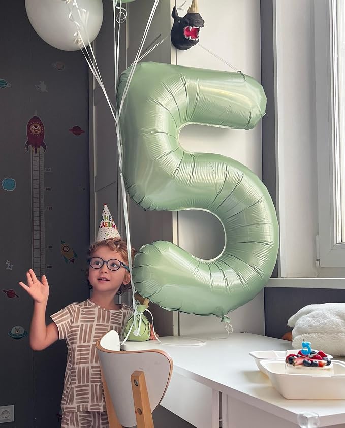 Oliver Green Number 6 Balloon 40 Inch - Image 7