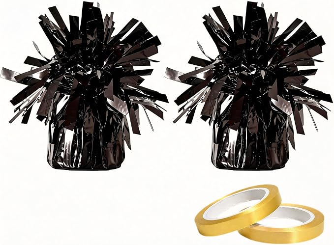 Balloon Weights Black 2Pcs | Perfect by Unknown