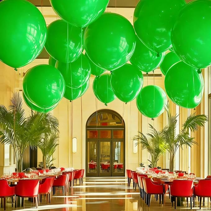 30 Pack Green Balloons 36 Inch Green Latex Large Balloon Bulk - Image 7