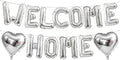 Welcome Home Balloons Silver, 16Inch Welcome Home Foil Balloons Banner by Xinvery