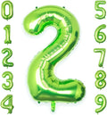 40 Inch Green Number 2 Balloon Lime Big Large Helium Number 0-9 | Giant Digital by SULALABOO