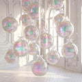 18 Set 22 Inch Iridescent 4D Giant Round Foil Balloon Bulk Metallic Giant Foil by Charnoel