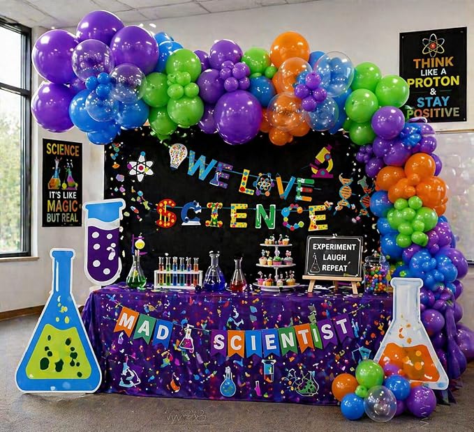 141Pcs Science Fair Balloon Arch Garland Kit - Image 9