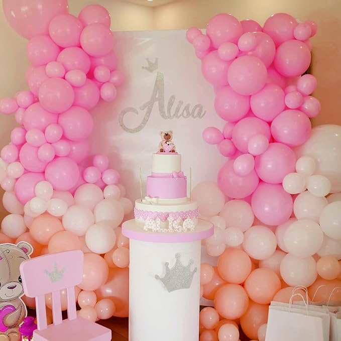 Pink Christmas Balloons - Image 5