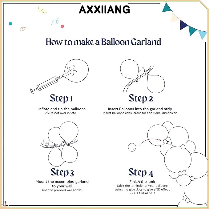 Dusty Purple and Gold Balloon Garland Arch Kit - Image 7