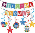 Welcome Home Banner, Colorful Paper Welcome Home Decorations by Rujor