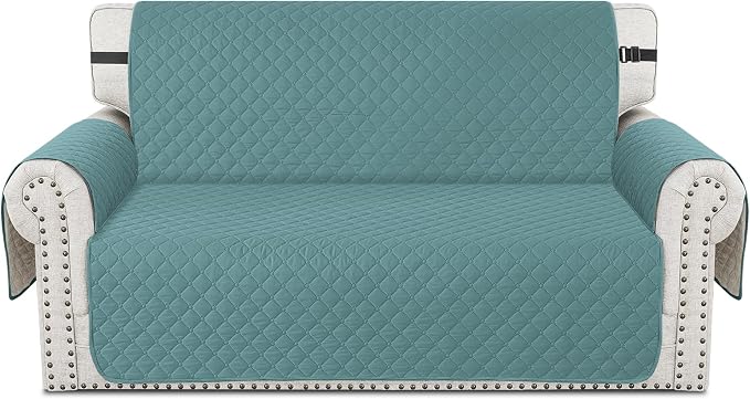 XINEAGE Waterproof Loveseat Sofa Cover, Washable Slipcover 2 Seater Couch Cover by XINEAGE