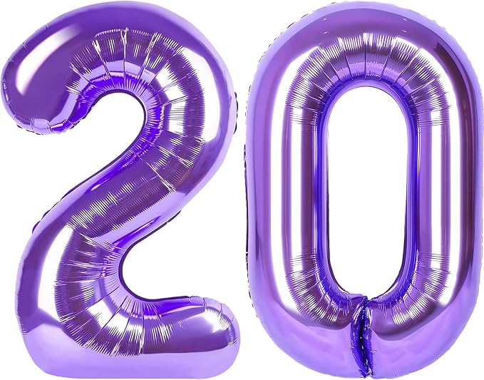 Number Balloons for Birthday Decorations by United-UnicornsParty