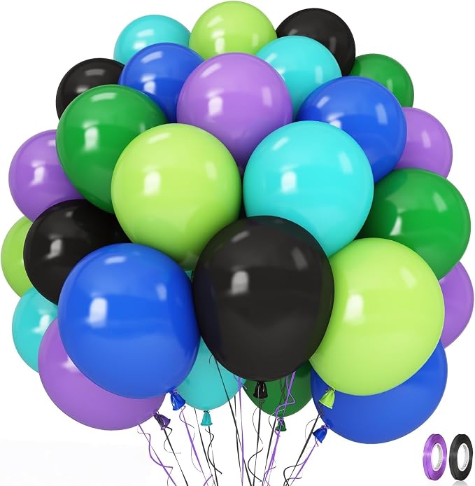 Black and Green Balloons by Govpy