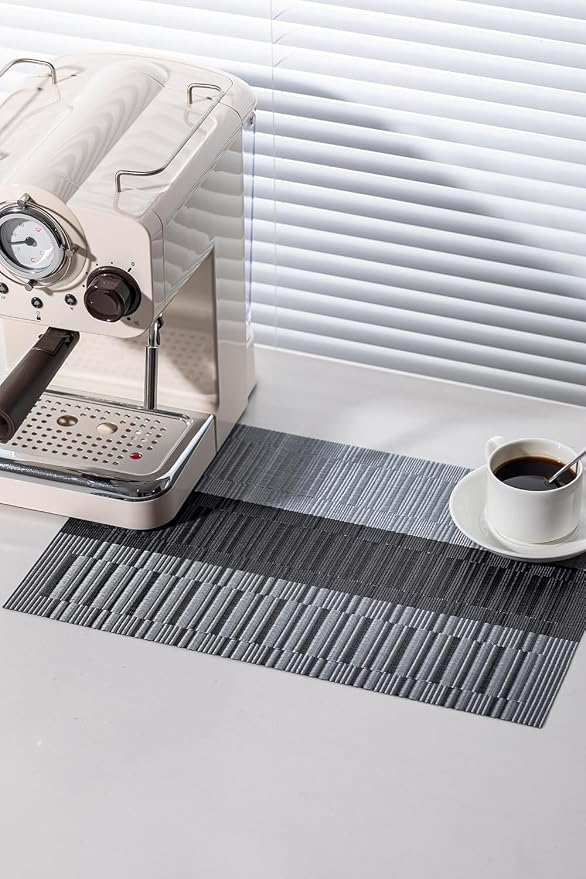 LEXMORE Placemats Vinyl/Plastic Woven Place Mats - Image 6