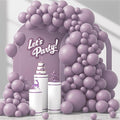 Awenztech 122pcs Dusty Purple Latex Balloons in 18 12 10 5 inches | Boho by Awenztech