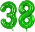 Number 38 Balloons for 38th Birthday Party Decorations, 0-100 Large No.38 by Joycard