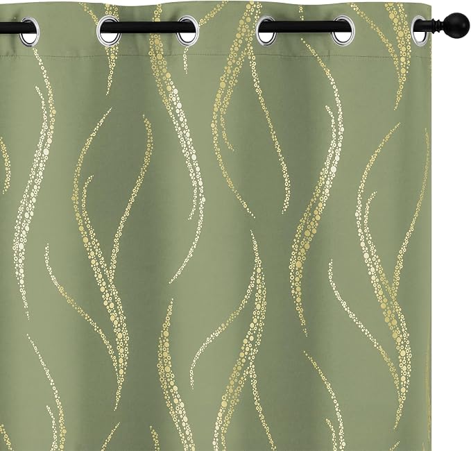 Yakamok Sage Light Blocking Curtains by Yakamok