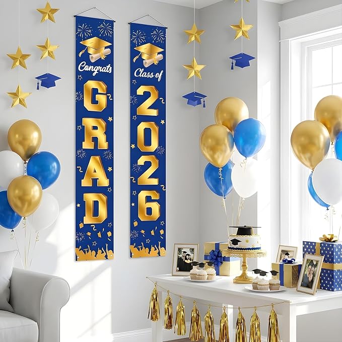 Graduation Decorations 2026 Porch Banner, Congrats Grad Class of 2026 Banner - Image 5