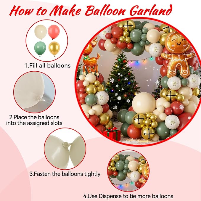 Christmas Balloon Arch Kit - Image 3