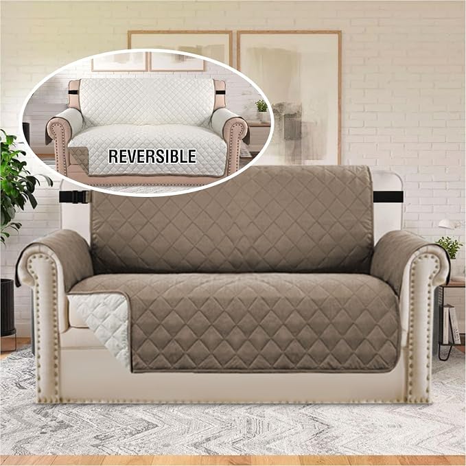 H.VERSAILTEX Water Repellent Loveseat Cover Loveseat Slipcover - Image 3